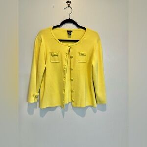 SANDRA Silk Coquette Cardigan